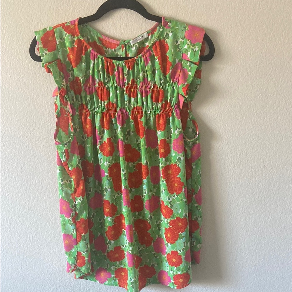 Floral Sleeveless Top